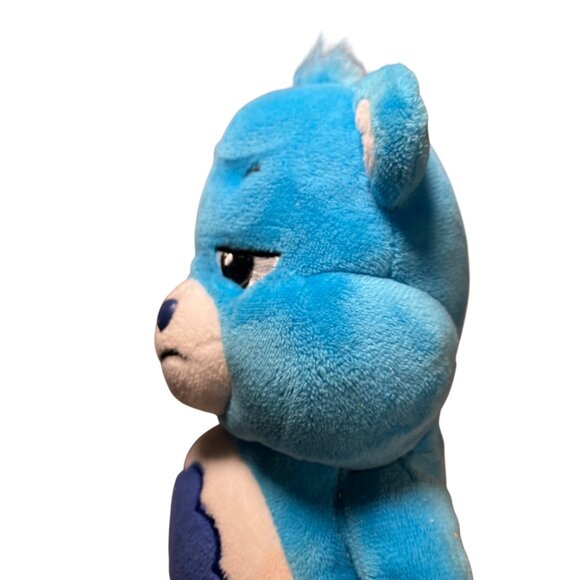Care Bears Grumpy Bear Blue Plush With Rain Cloud Belly Badge 10 Inch Stuffed An - Picture 11 of 12